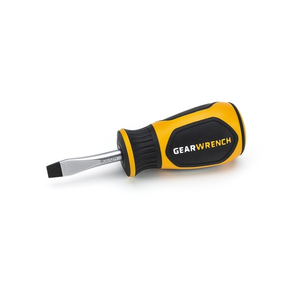 Gearwrench 1/4" x 1-1/2" Slotted Dual Material Screwdriver 80012H